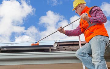 Burness soft wash roof cleaning